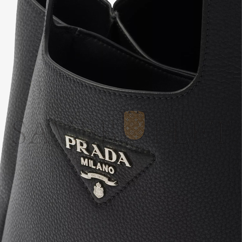 Pra*a small leather tote bag 1bg335 (25*21.5*14cm)